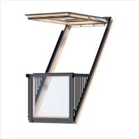 Ventana Velux de balcón CABRIO GDL - LasMejoresVentanasdeTejado