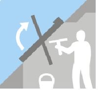 Fácil limpieza de una VELUX con su pasador de seguridad Fácil limpieza de una VELUX con su pasador de seguridad