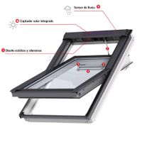 Ventana VELUX giratoria motorizada (solar ó eléctrica)